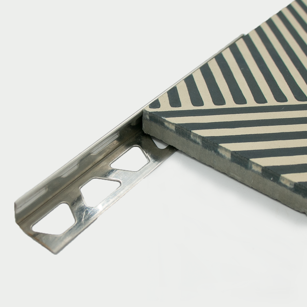 Corner profile stainless steel 17.5mm