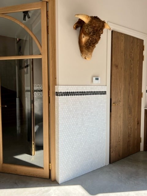 Mosaic Hexagon Plain Toros Black