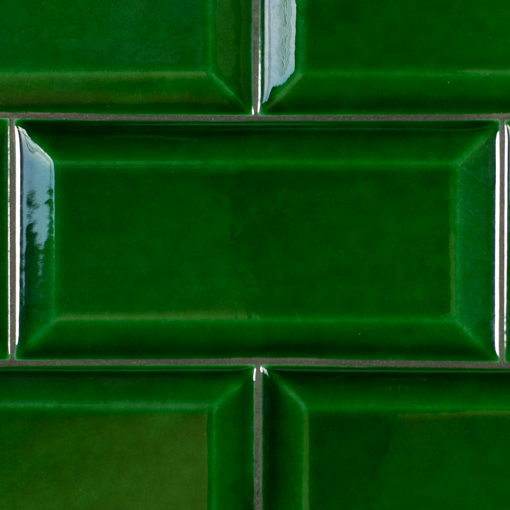 SAM Metro Biselado Verde Cobre