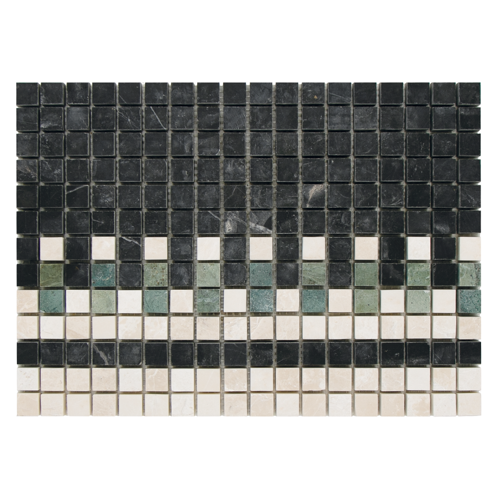 SAM Mosaic Border Block Pattern Bottocino