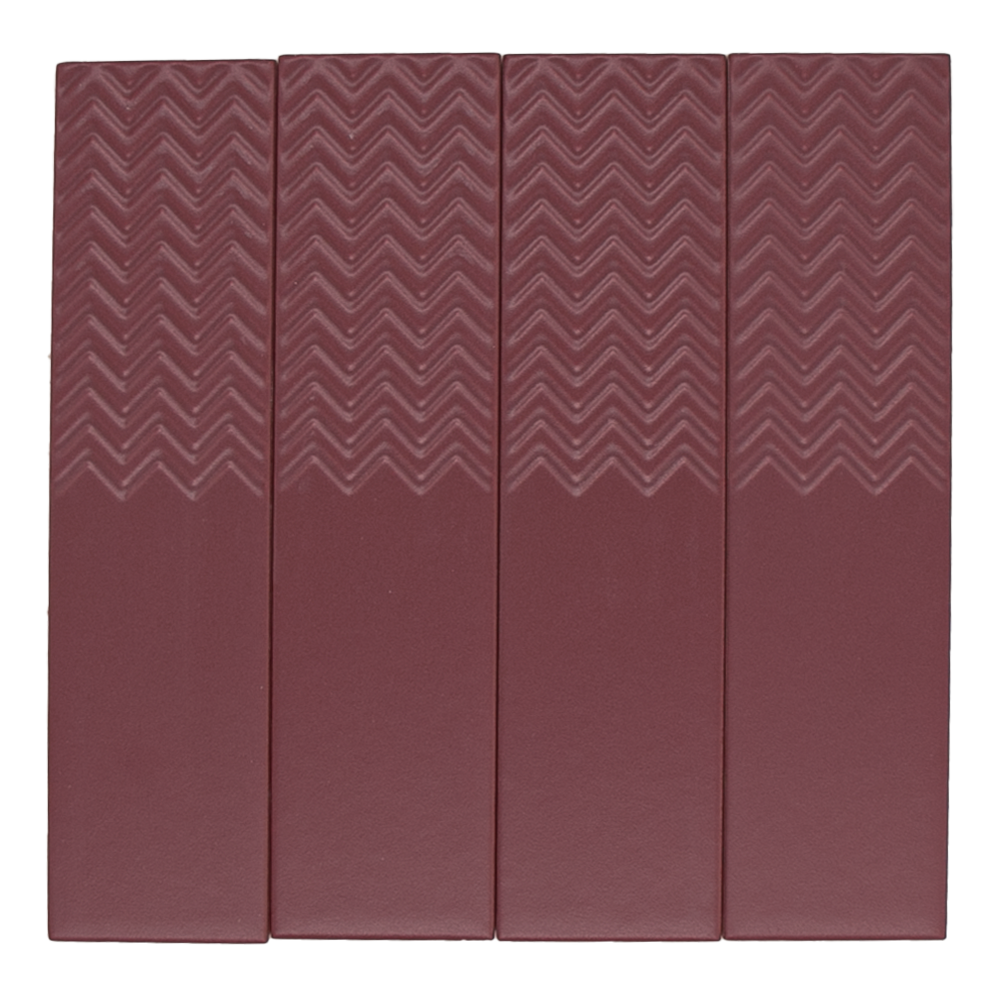 SAM Opaco Onde Bordeaux