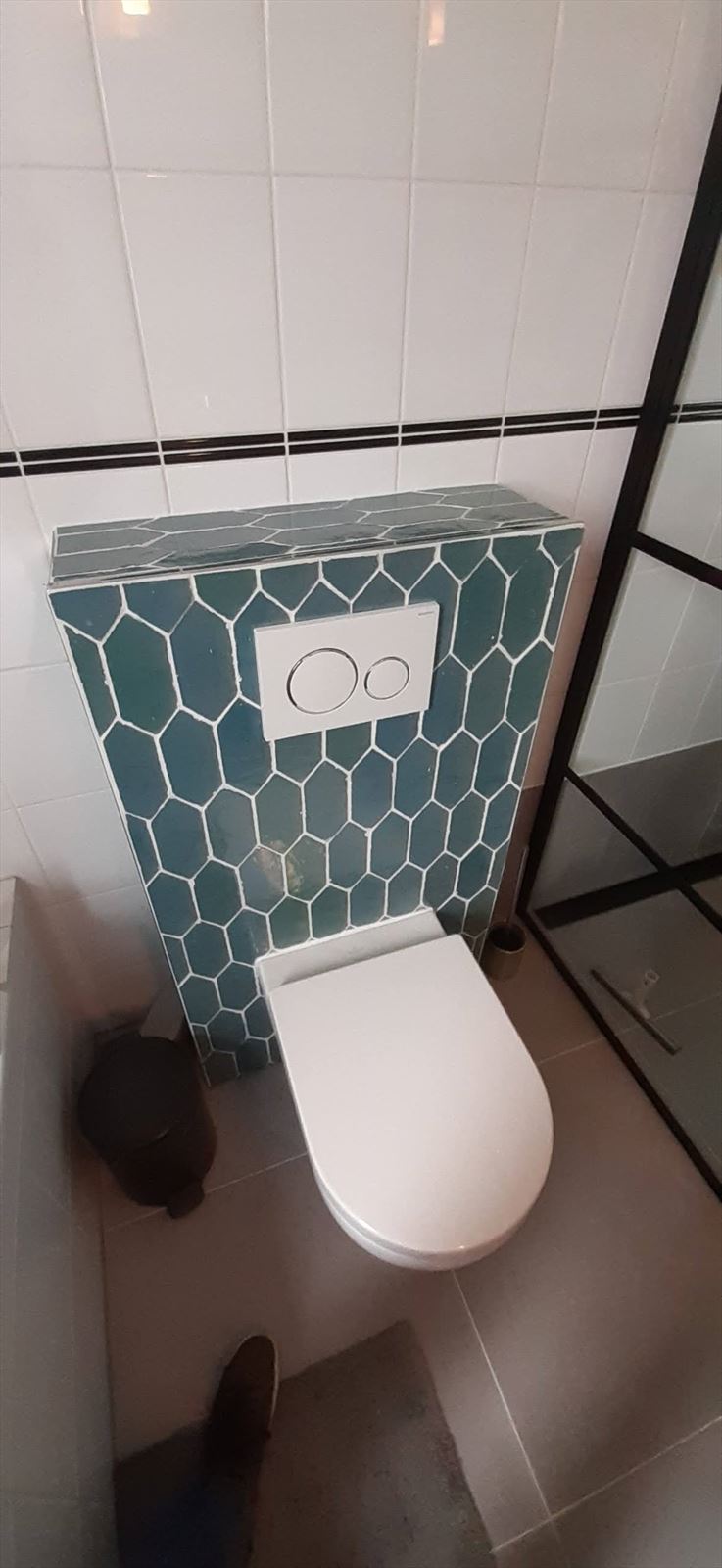 Platta Atlas Petrol Art Deco