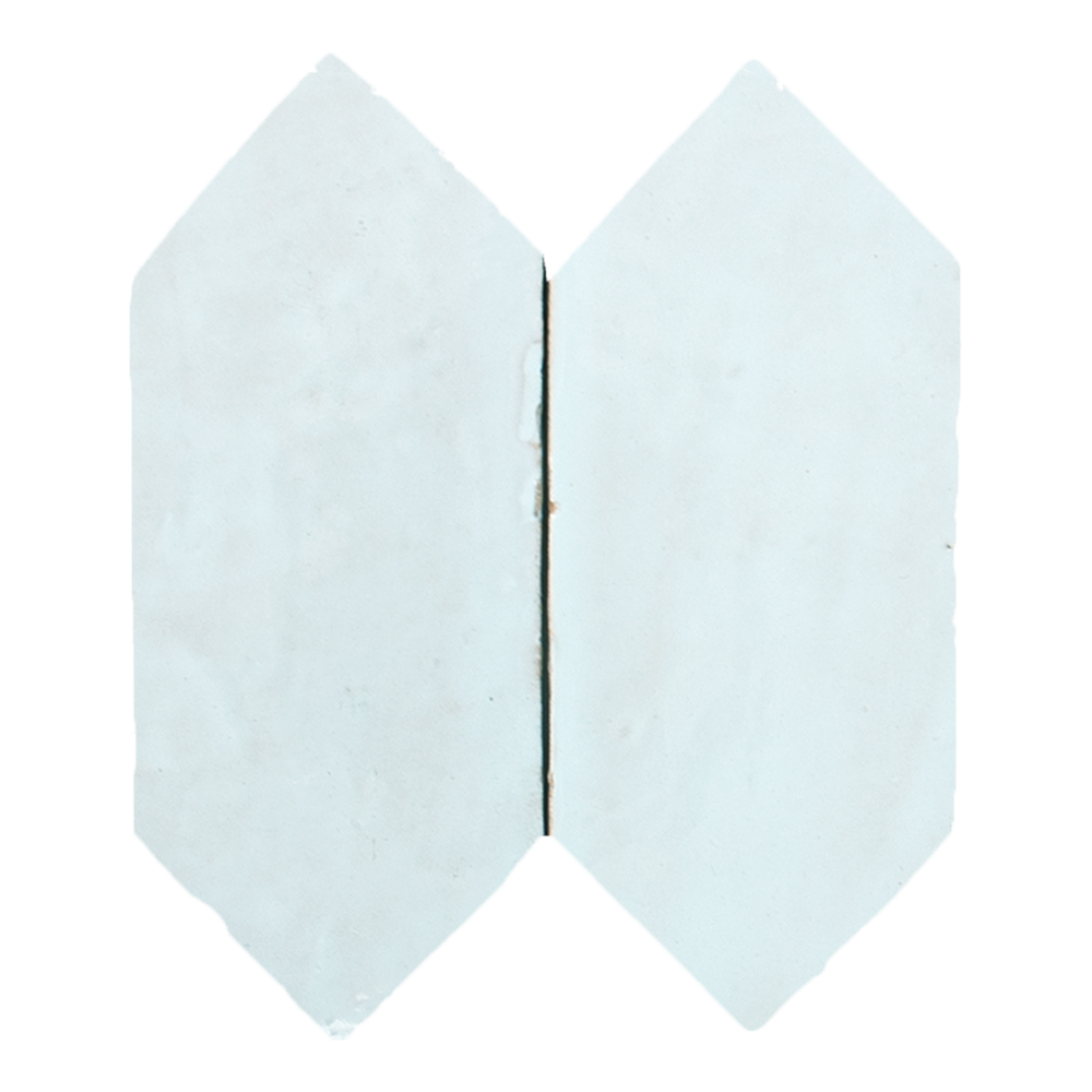 Platta Glacier Bleu Art Deco