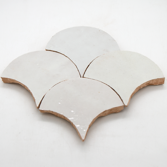 SAM Zellige Blanc Poisson Echelles