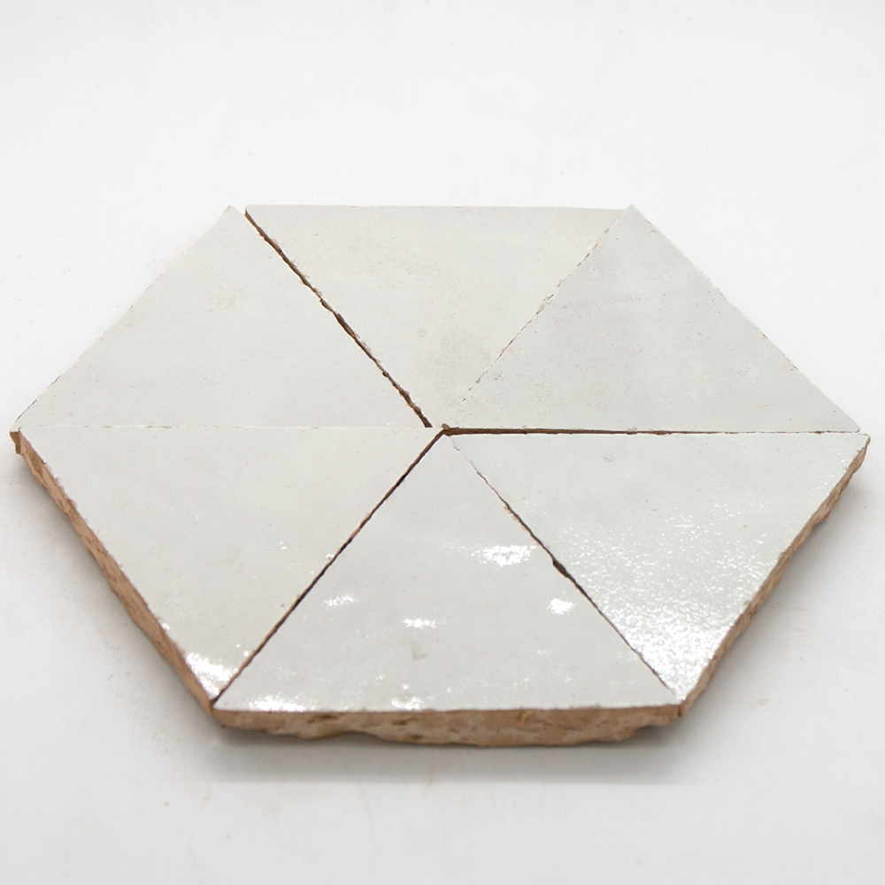 Zellige Blanc Triangle