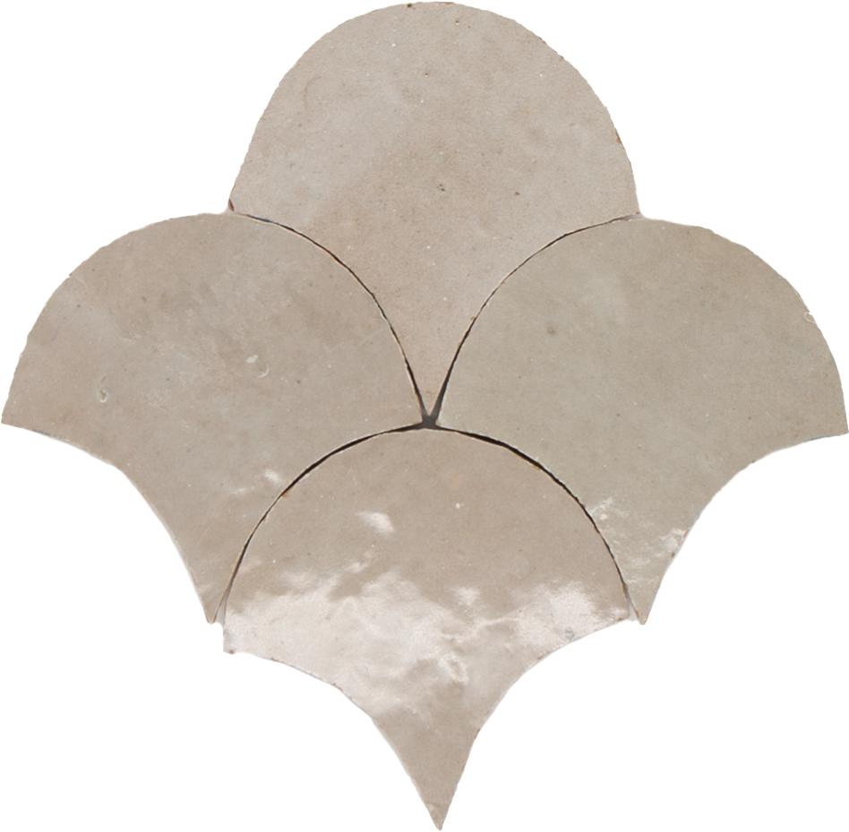 Zellige Ecru Poisson Echelles