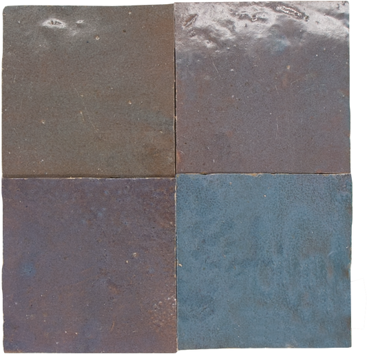 SAM Zellige Gris Aubergine