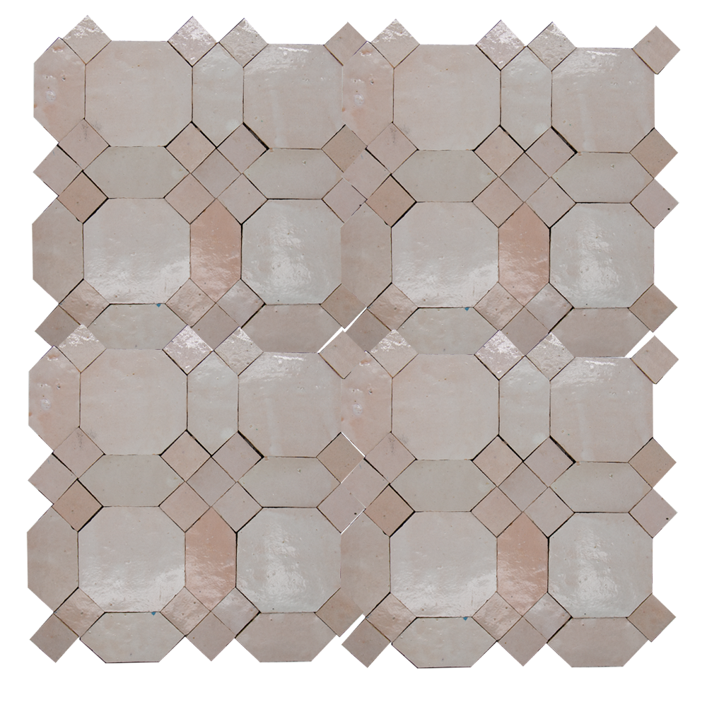 Zellige Gris Rose D'Art