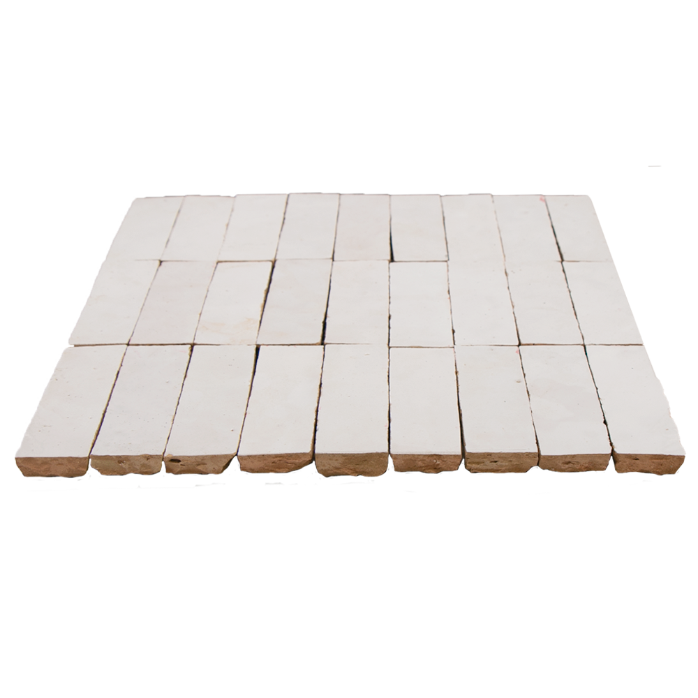 Zellige Neige Blanc KitKat