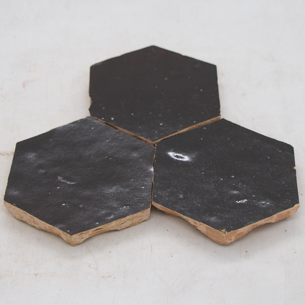 Zellige Marron Hexagone