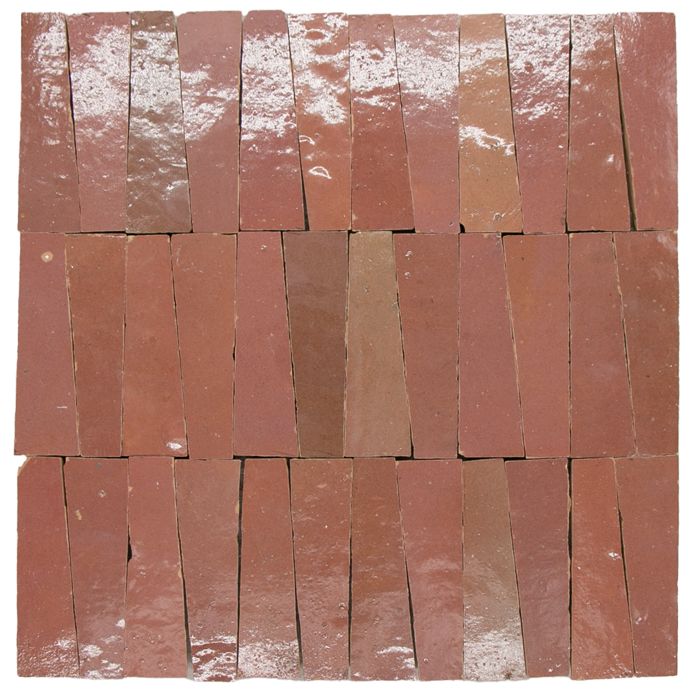 SAM Zellige Rose Rouge Dorsale