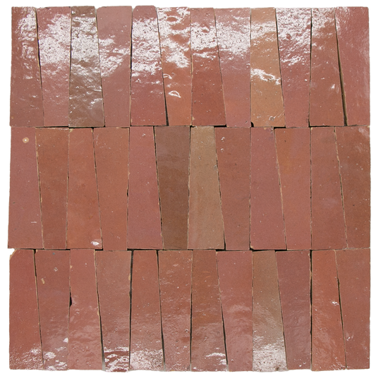 SAM Zellige Rose Rouge Dorsale