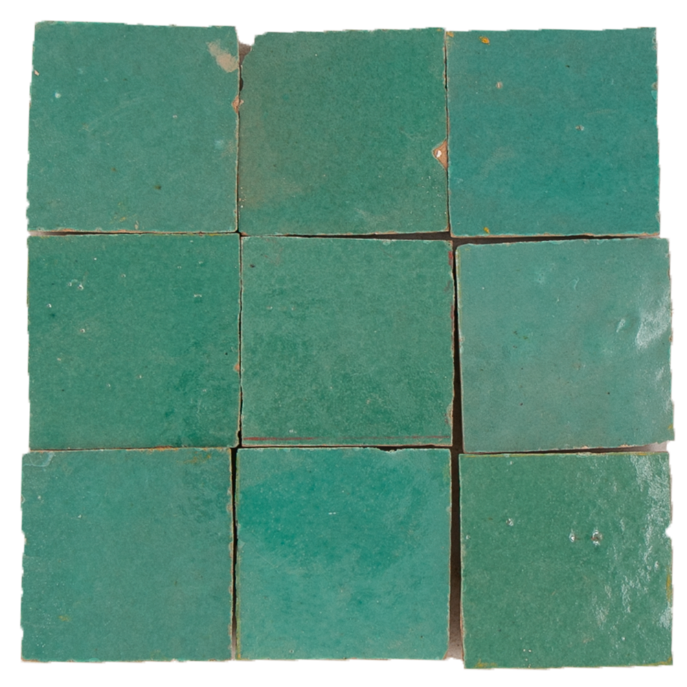 Zellige Vert Turquoise
