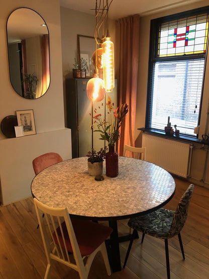 Mosaic Hexagon Plain Silver Shadow