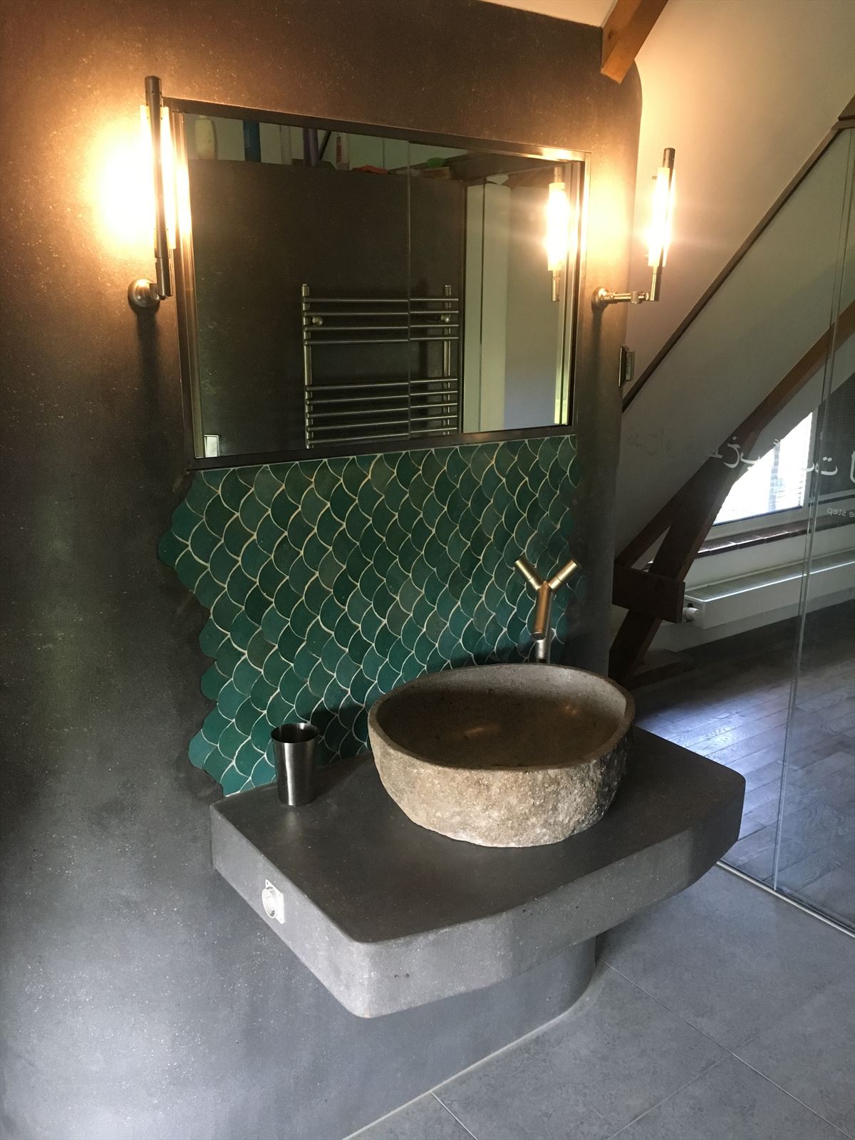 Zellige Atlas Petrol Poisson Echelles