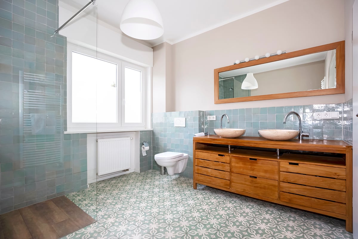 Zellige Bleu Lumiere