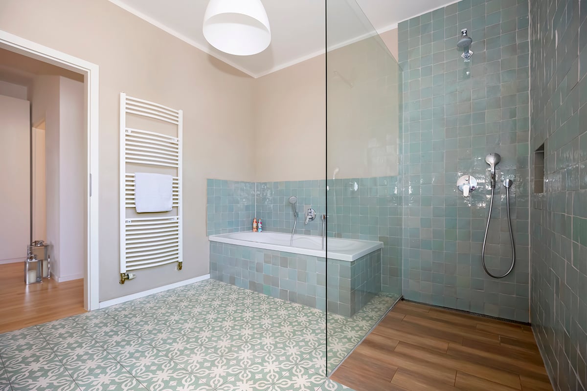 Zellige Bleu Lumiere