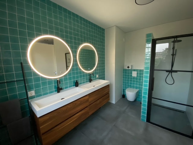 Azulejos Verde Azulado