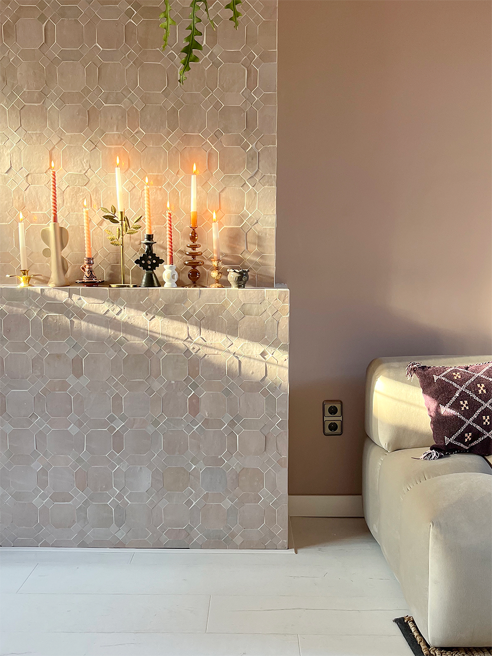 Zellige Gris Rose D'Art