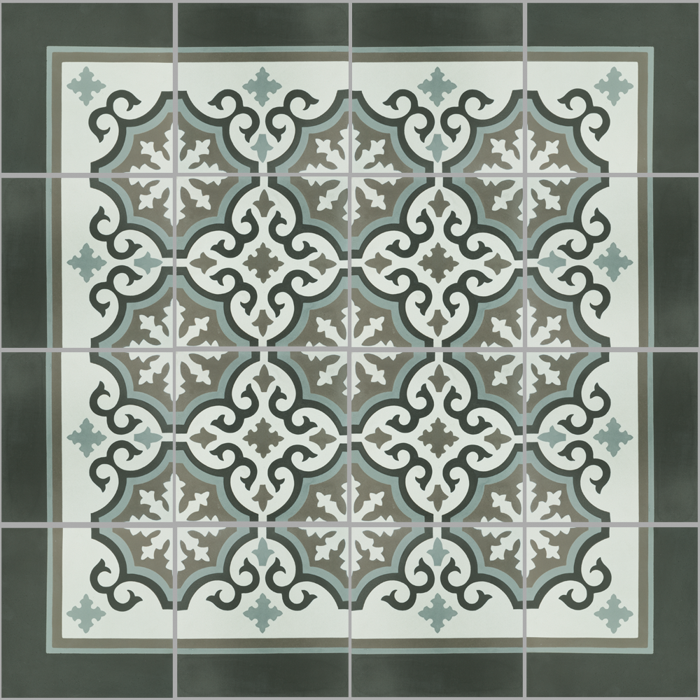 Gris 18 Border