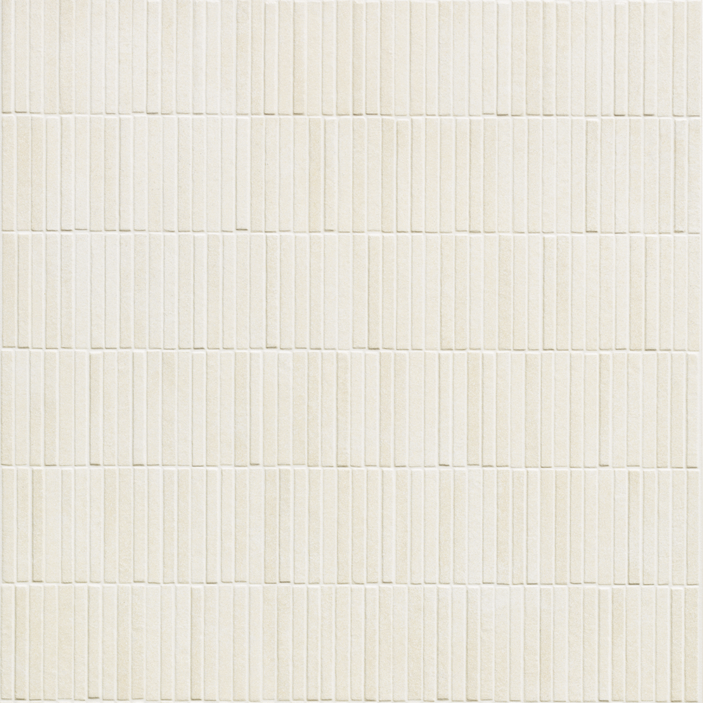 Lands White Mini Stripes
