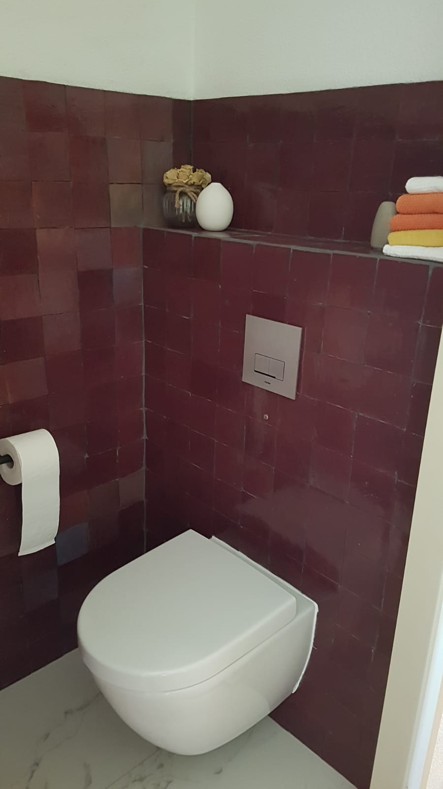 Zellige Aubergine Clair