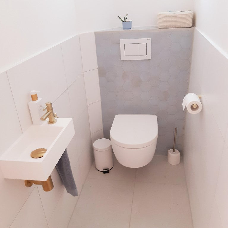 Zellige Bleu Lumiere Hexagone