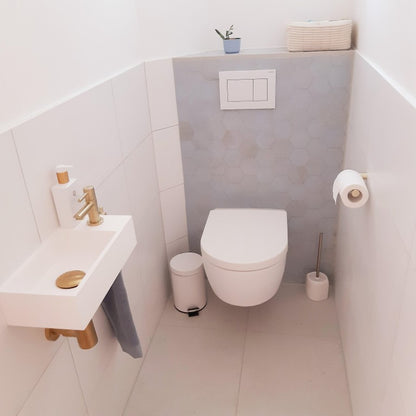 Zellige Bleu Lumiere Hexagone