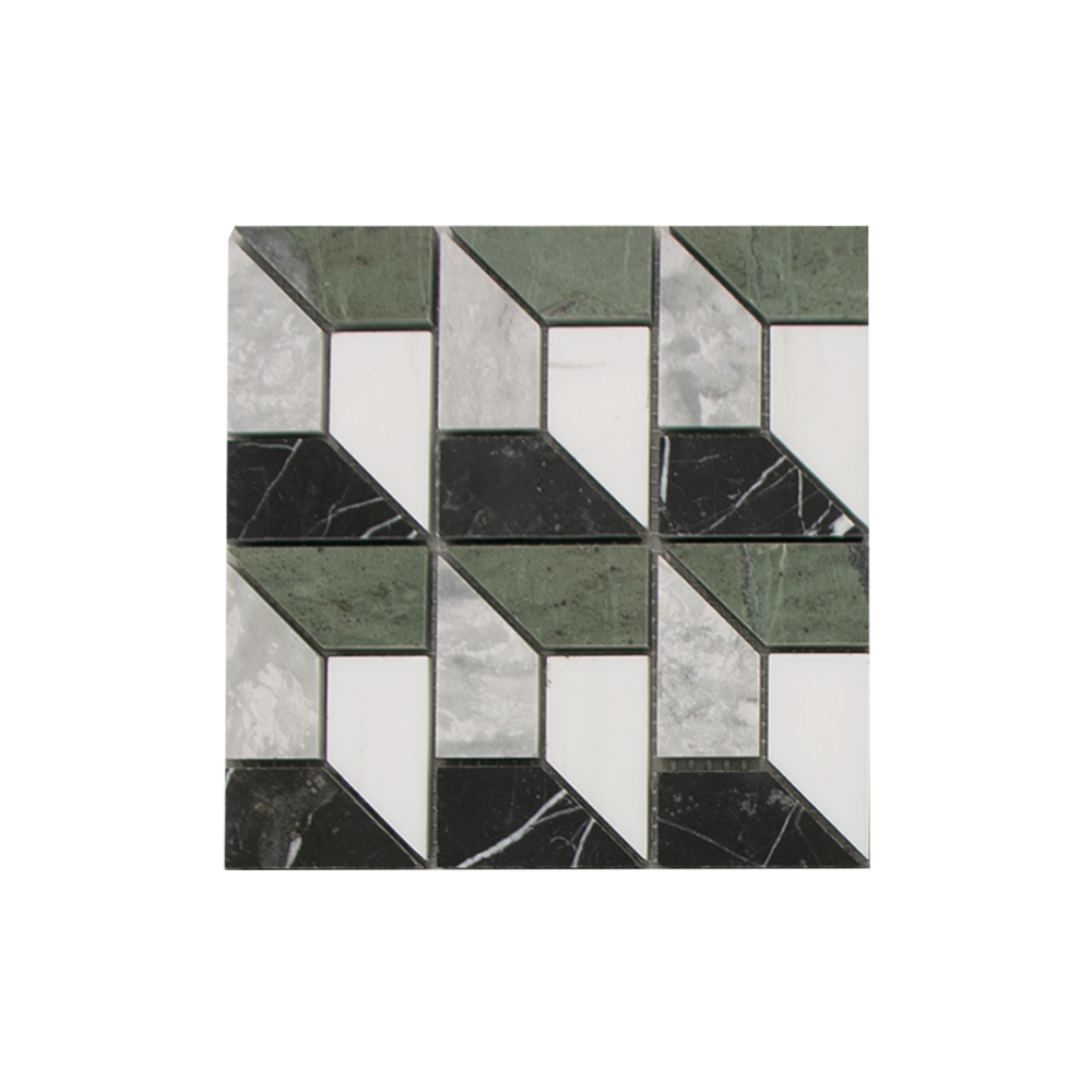 MINI SAM Mosaic 3D Grey Green