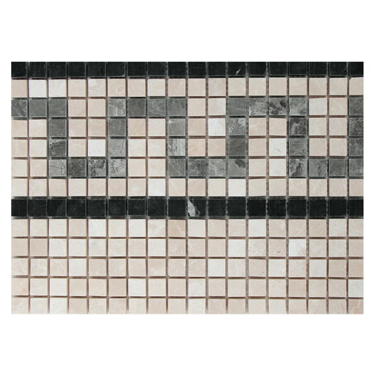 Mosaic Border Half Pattern Bottocino