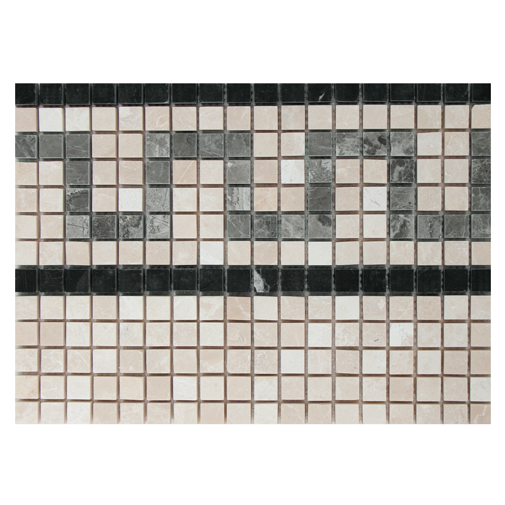 Mosaic Border Half Pattern Bottocino