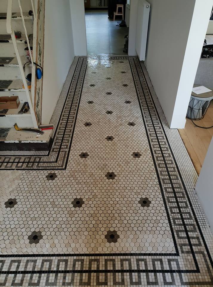 Mosaic Border Half Pattern Bottocino