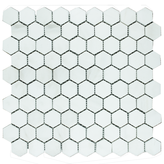 Mosaic Hexagon Plain Dolomit