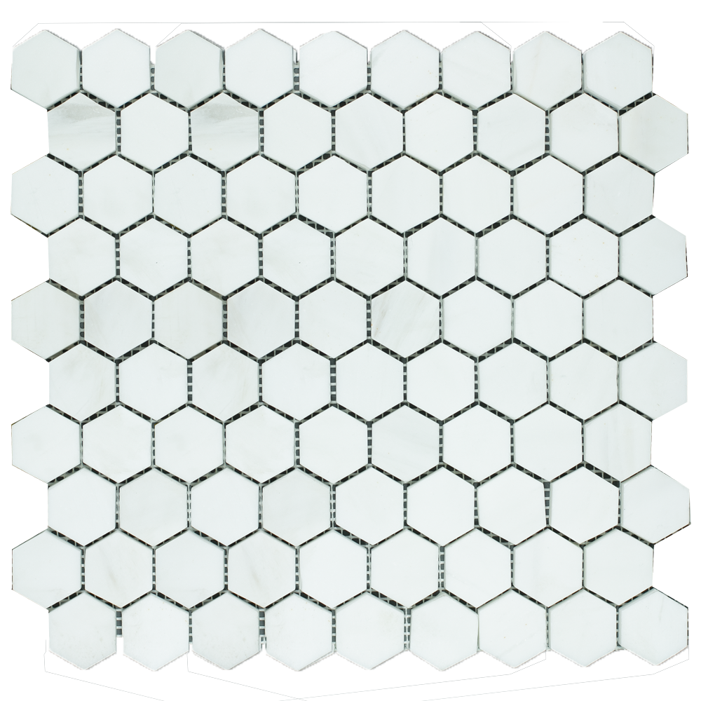 Mosaic Hexagon Plain Dolomit