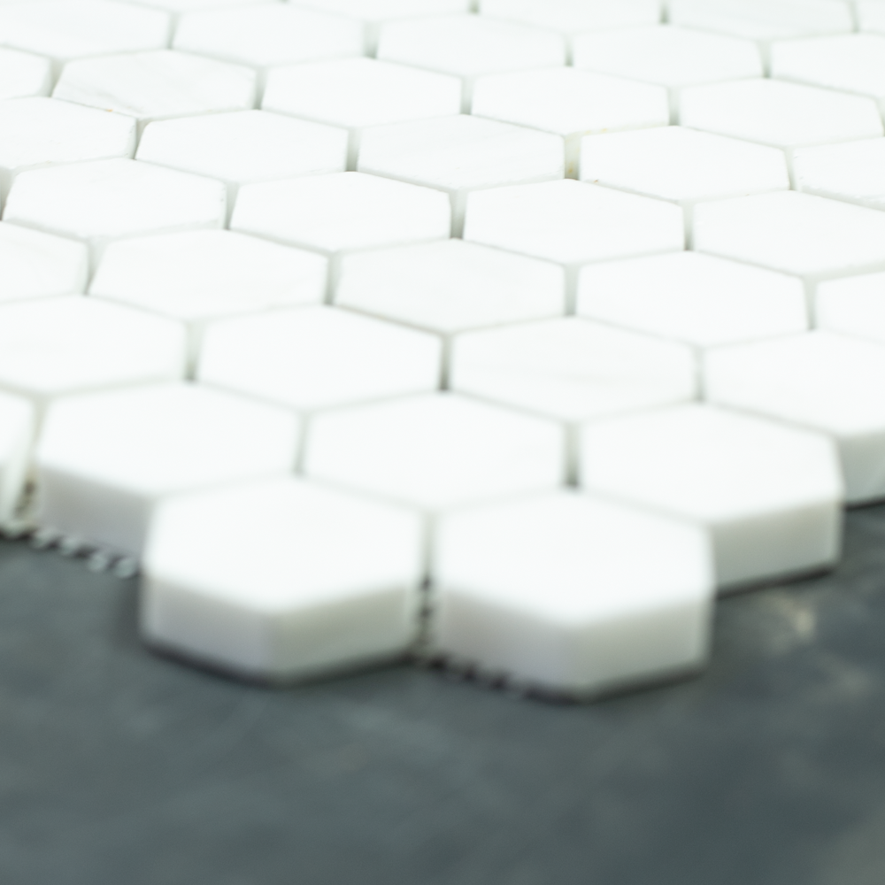 Mosaic Hexagon Plain Dolomit