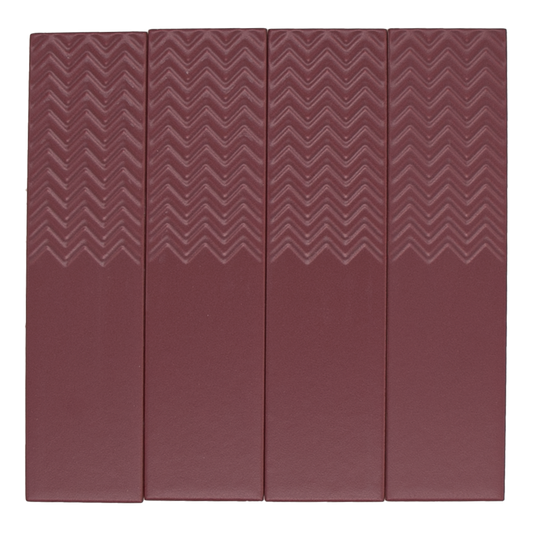 SAM Opaco Onde Bordeaux