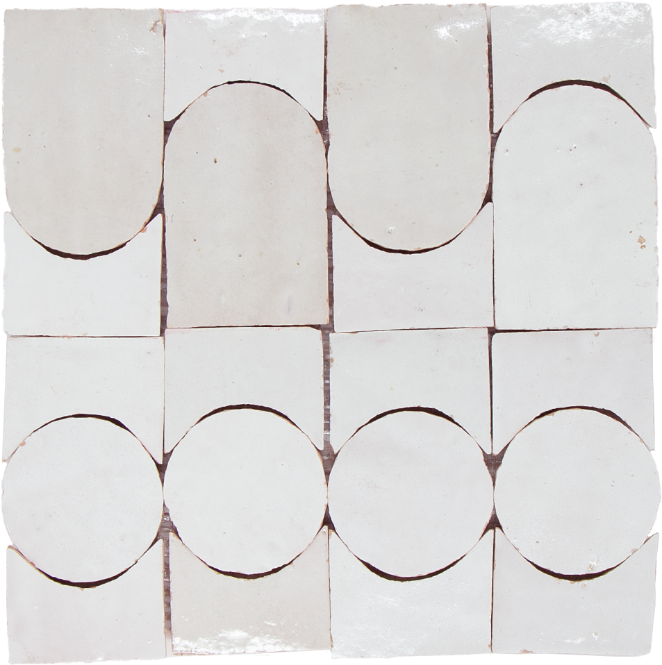 Zellige Blanc Soleil