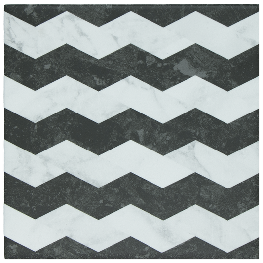 Wufto Zigzag Black White