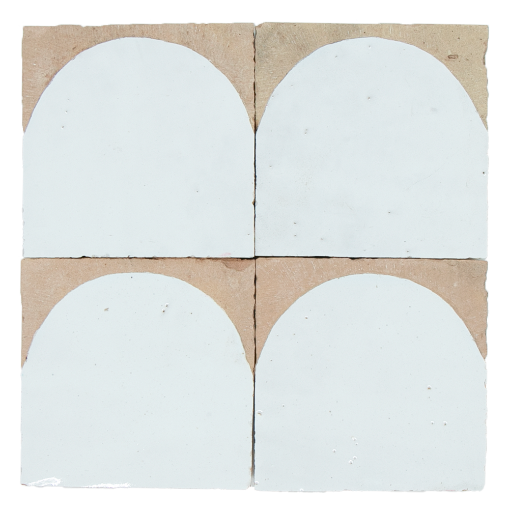 SAM Zellige Luna Neige Blanc