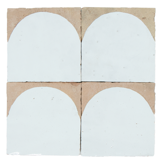 SAM Zellige Luna Neige Blanc