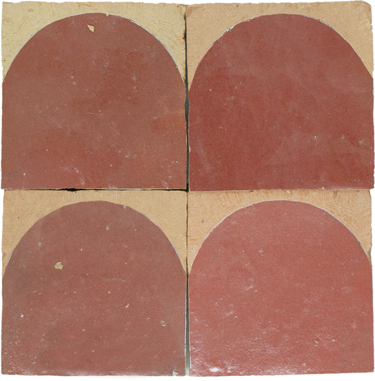 SAM Zellige Luna Rose Rouge