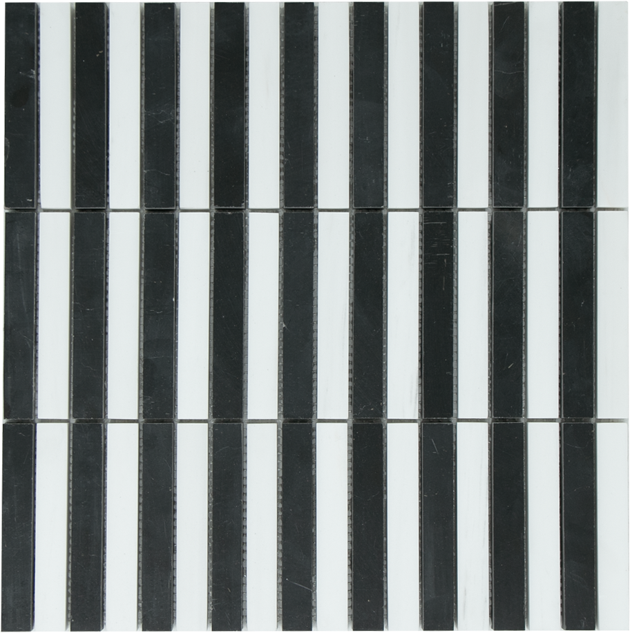 SAM Mosaic Kitkat Stripe Black White