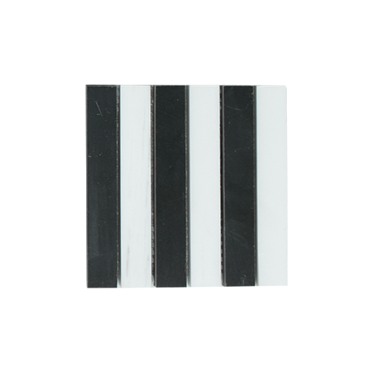 MINI SAM Mosaic Kitkat Stripe Black White