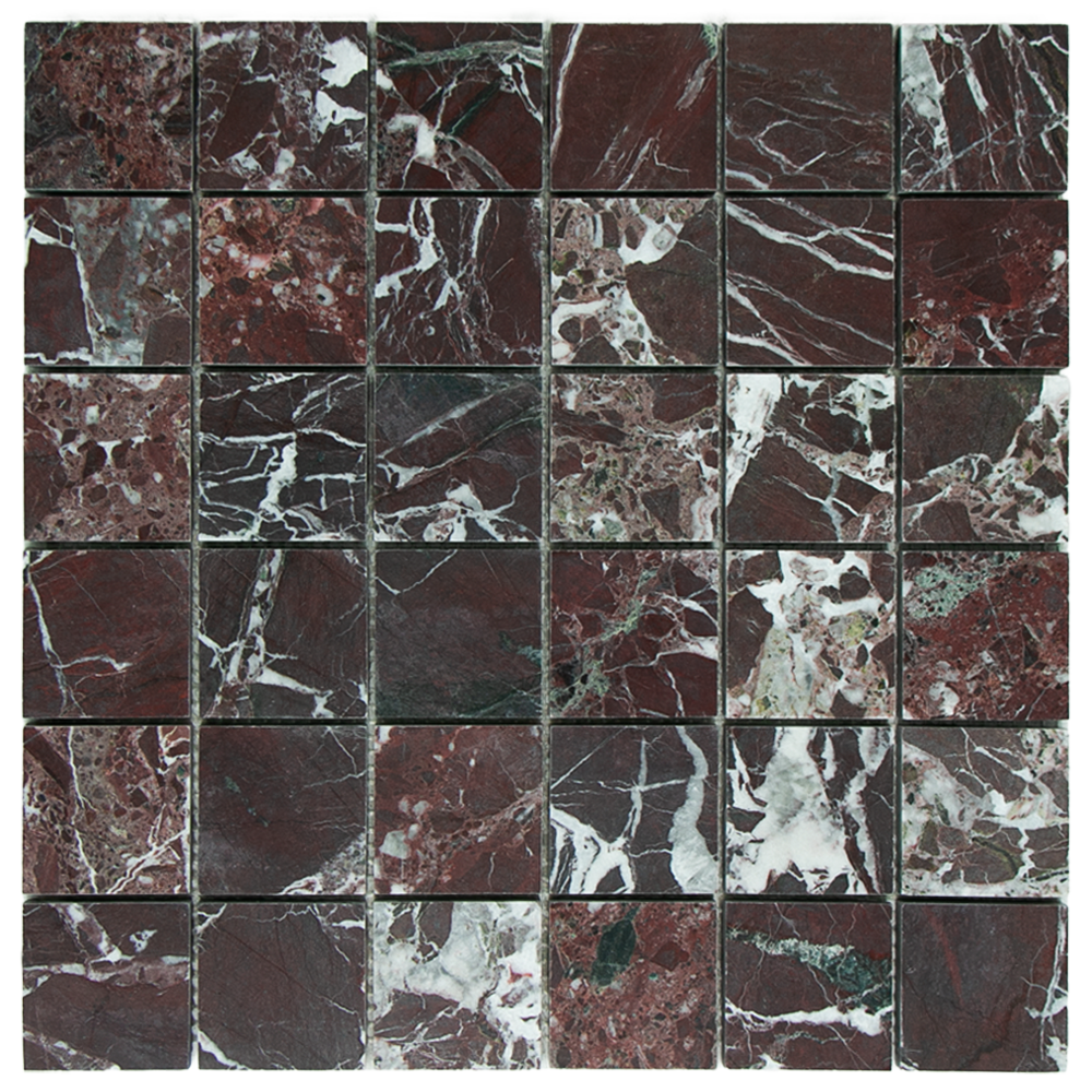 Mosaic Square Rosso Levanto
