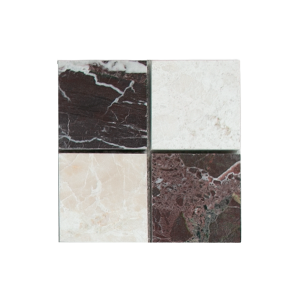 MINI SAM Mosaic Square Bottocino - Rosso Levanto