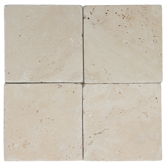 Brick Square 10 Light Travertine