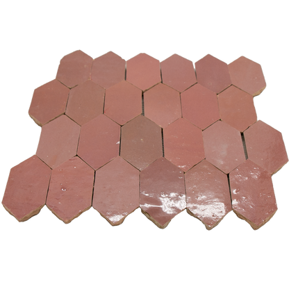 Zellige Rose Rouge Archer