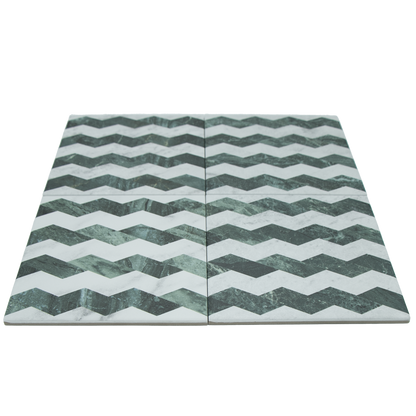 Wufto Zigzag White Green