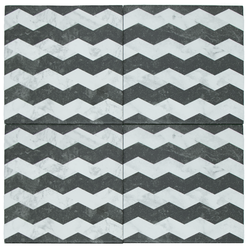 Wufto Zigzag Black White