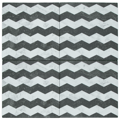 Wufto Zigzag Black White